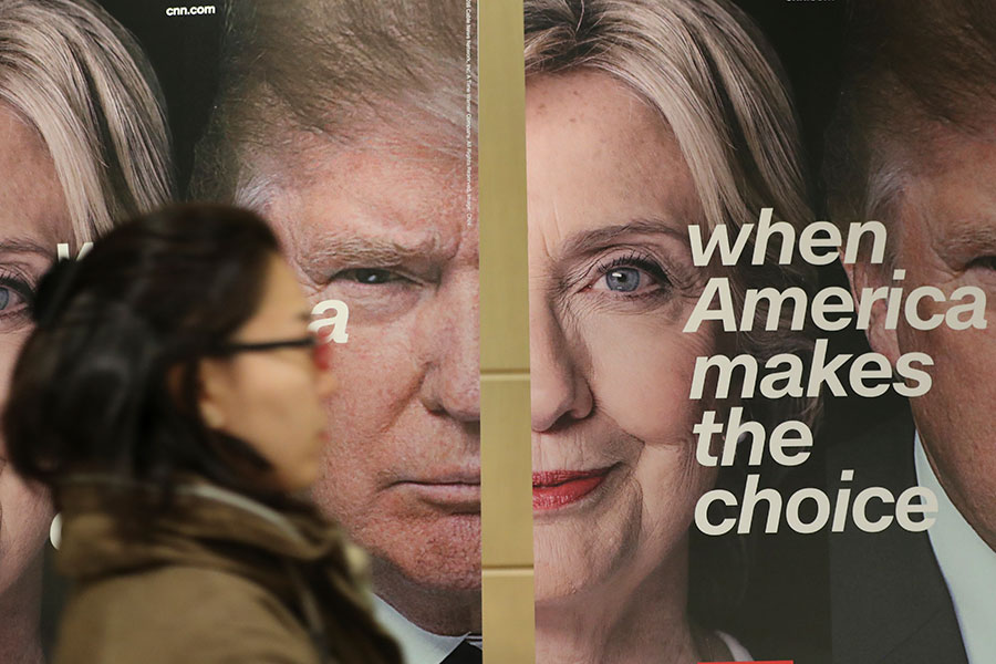 Storfavoriten som torskade mot Trump - trump-clinton-900