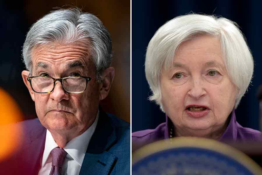 Jerome Powell och Janet Yellen.