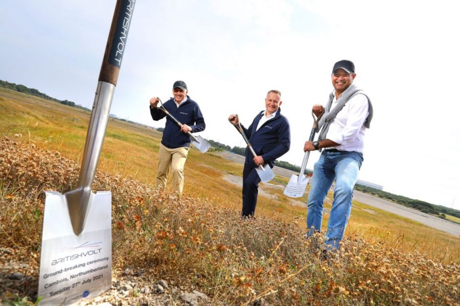 Britishvolt försenar produktionsstarten vid nya jättefabriken - Britishvolts_Ceremonial_Groundbreaking_event_v1