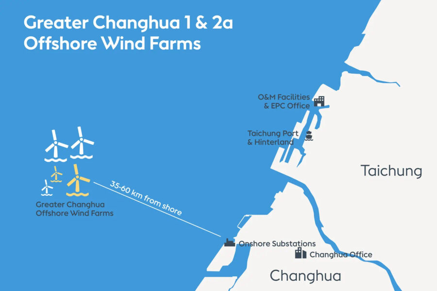 Ørsted ska bygga offshorevindparker i Taiwan - orsted Ørsted