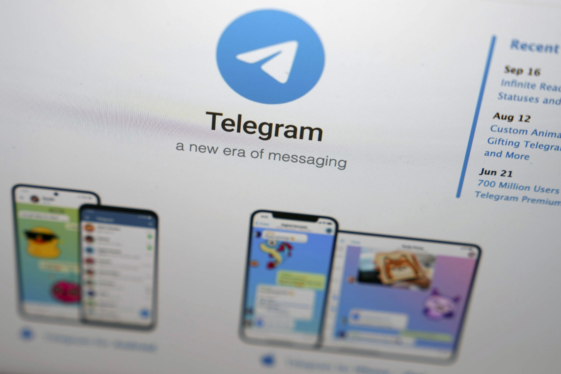 Ryska statsmedier blockerade på Telegram i EU