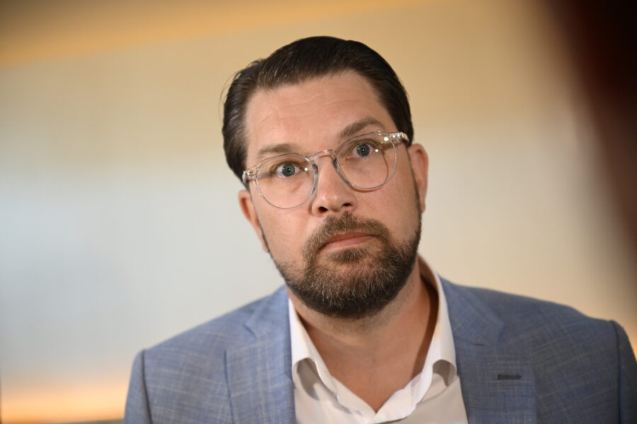 Sverigedemokraternas partiledare Jimmie Åkesson.