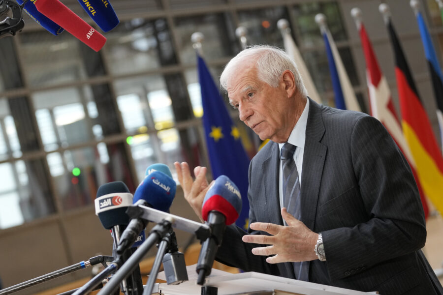 EU:s utrikeschef fördömer israeliskt flyganfall mot Rafah - Belgium EU Middle East Ukraine