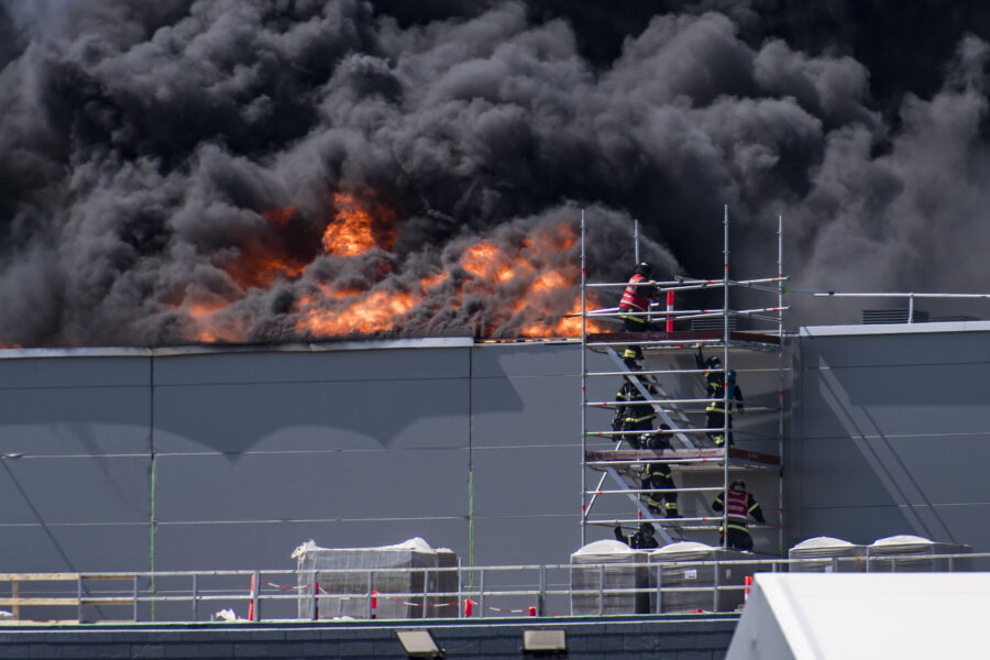 Novo Nordisk-branden i Kalundborg: Inga tecken på att brott ligger bakom - Denmark Fire at Novo Nordisk