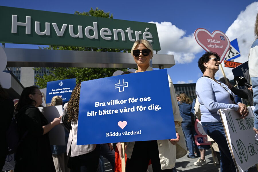 Vårdkonflikten utökas – ytterligare 1 300 beräknas gå ut i strejk - STREJK SJUKHUS