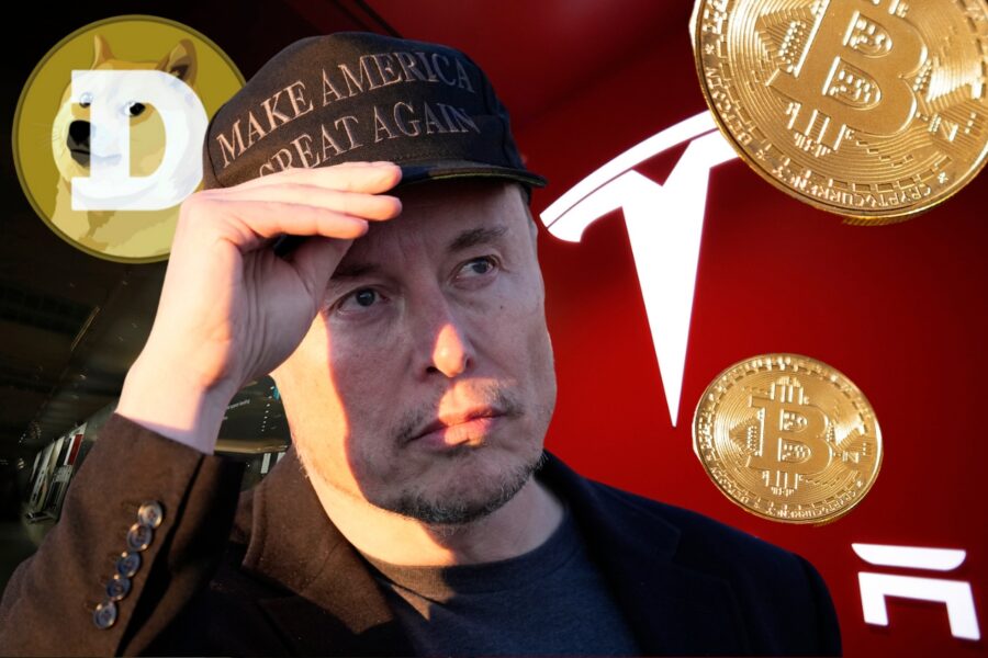 En skakig relation: Tesla och bitcoin - Tesla Elon Musk krypto bitcoin dogecoin