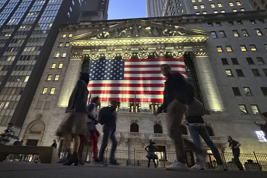 Nya rekordnoteringar på New York-börsen - usa börsen Financial Markets Wall Street